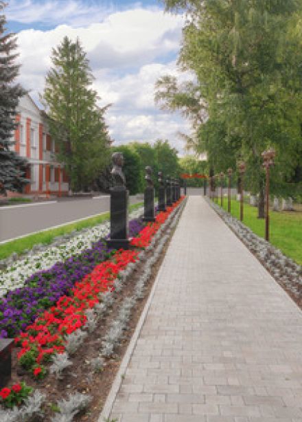 Экскурсия по аллее Героев Советского Союза в городском парке «Аллея Героев»